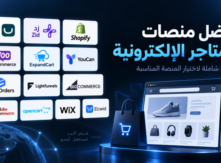 منصات المتاجر الإلكترونية